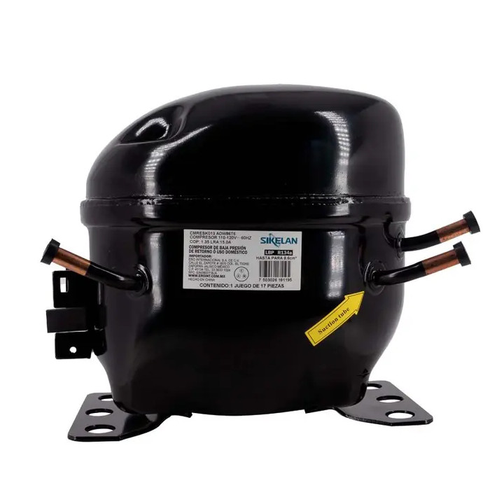 Compresor ADW86T6, 1/3 HP, R134A(110-120V/60HZ), Protector térmico