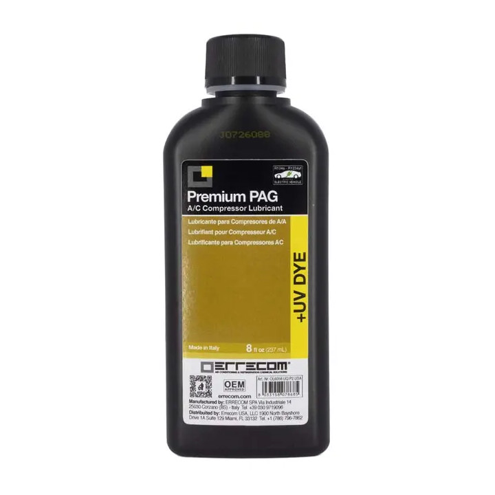 Aceite lubcricante premium pag 68 + uv dye 8oz | FRIGOVENTO