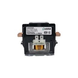 Contactor, 2 Polos, 25A Carga, Resistividad 35A, Bobina 110V AC |