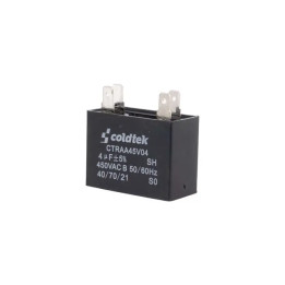 Capacitor Cuadrado, 4 Pins, 4uF, 450V ofrecer en lugar de CTRAA0445i