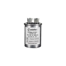 Capacitor, Trabajo, Redondo, 370V, 5uF, 2 Juegos de Terminales CÓDIGO