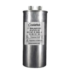 Capacitor, Trabajo, Aluminio, 440V; 100uF CÓDIGO ANTERIOR