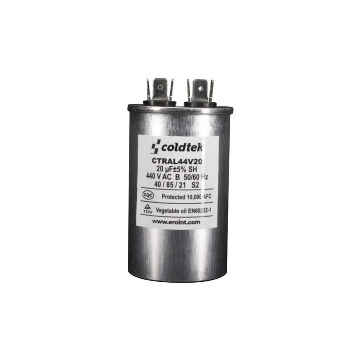 Capacitor, Trabajo, Aluminio, 440V; 20uF CÓDIGO ANTERIOR CTRALXZ2044i