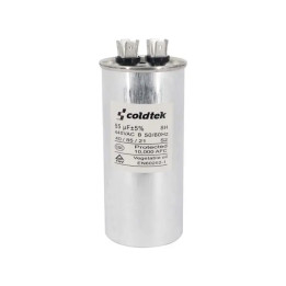 Capacitor, Trabajo, Aluminio, 440V; 55uF CÓDIGO ANTERIOR CTRALXZ5544I