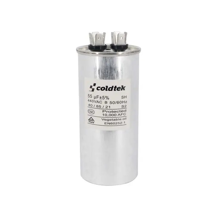 Capacitor, Trabajo, Aluminio, 440V; 55uF CÓDIGO ANTERIOR CTRALXZ5544I