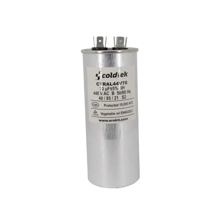Capacitor, Trabajo, Aluminio, 440V; 70uF; CÓDIGO ANTERIOR CTRALXZ7044I