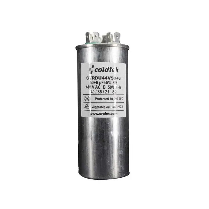 Capacitor CBB65, Trabajo Dual, 440V, 50+6 uf CÓDIGO ANTERIOR