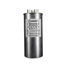 Capacitor, Trabajo Dual, 80+5uF, 440V, 3 Sets de Terminales CÓDIGO