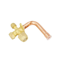 Válvula de servicio para Mini-split tubo curvo 1/2" 3 vias GPVS12