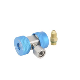 Cople Rapido Automotríz Angulado, Azul, Baja Presión, R134 (ANTES