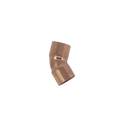 Conexión Codo de cobre 45° Corto 5/8" (1/2 NOM) 411120048H |