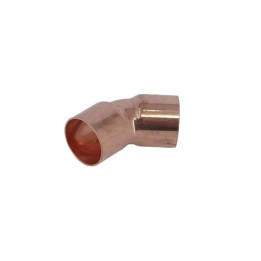 Conexión Codo de cobre 45° Corto 7/8" (3/4 NOM) 411120049H |