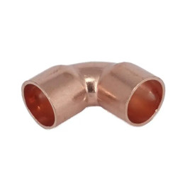 Codo 90º Radio Corto Cu. Soldable 1/2" (NOM 3/8") 411120002H |