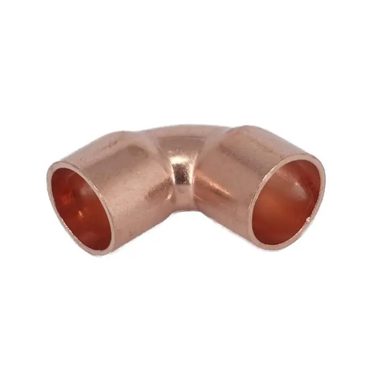 Codo 90º Radio Corto Cu. Soldable 7/8" (NOM 3/4") 411120005H |
