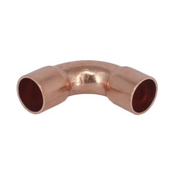 Codo 90º Radio Largo Cu. Soldable 7/8" (NOM 3/4") 411120017H |
