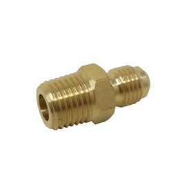 BOLSA CON 20 PIEZAS Niple Union Terminal 1/4" Flare o SAE X 1/4" NPT