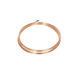 Tubo de cobre Capilar Espesor.0255in, Longitud 3mts (.087 X.0255)