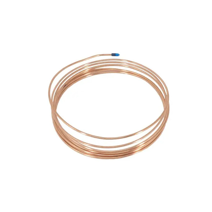 Tubo de cobre Capilar Espesor.0255in, Longitud 3mts (.093 x.0255)