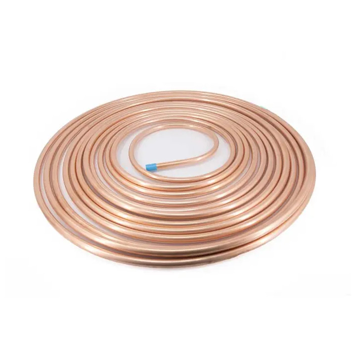 Rollo de tubo de cobre flexible, 3/8, Long 15.24mts, tipo ACR |