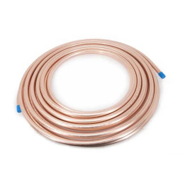 Rollo de tubo de cobre flexible, 5/8, Long 15.24mts, tipo ACR |