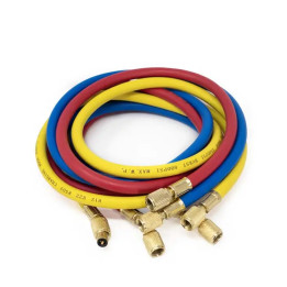 Juego de mangueras de carga, 2500 PSI, 60" Longitud, R22, R502, R134a