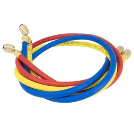 Juego de mangueras de Carga Para Gas R410A, R22 y R404, 36" longitud