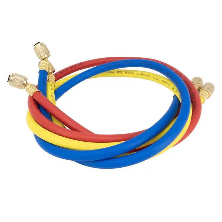 Juego de mangueras de Carga Para Gas R410A, R22 y R404, 36" longitud