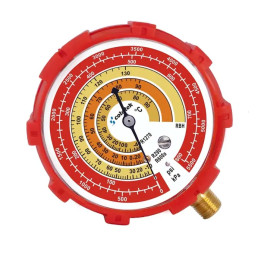 Manómetro, Rojo/Alta para R1270, R290, R600a sin vibraciones