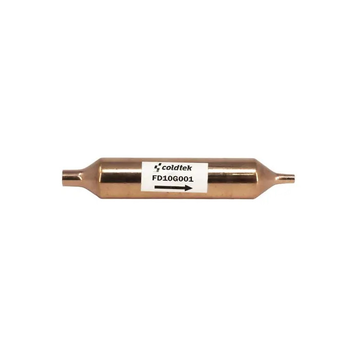 Filtro deshidratador soldable 10g, 1 entrada, 1 salida | FRIGOVENTO