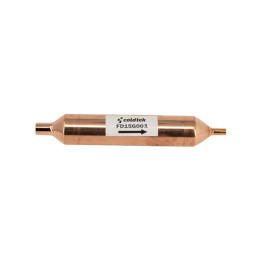 Filtro deshidratador soldable 15g, 1 entrada, 1 salida · Código