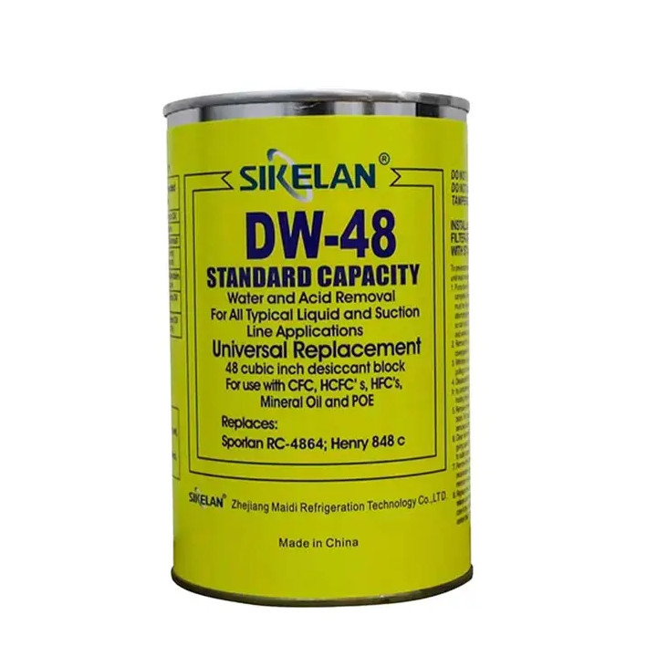 Filtro Deshidratador Cartucho DW-48; 75% sílica, 20% alumina y 5%