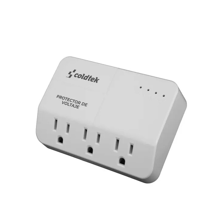 Protector de voltaje para pared, 3 conectores, protector de sobre