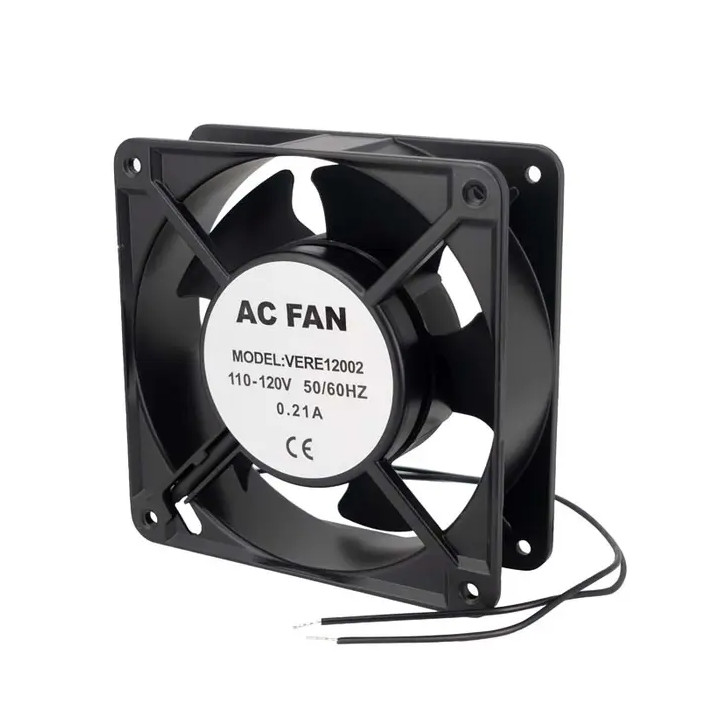 Ventilador Volts: 110 / 120V, AC / HZ 60, amp: 0.21, Watts: 20/20