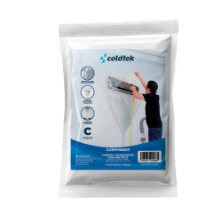 Cubierta para minisplit long 130 cm con desagüe incluido, para equipos de 1-1.5hp